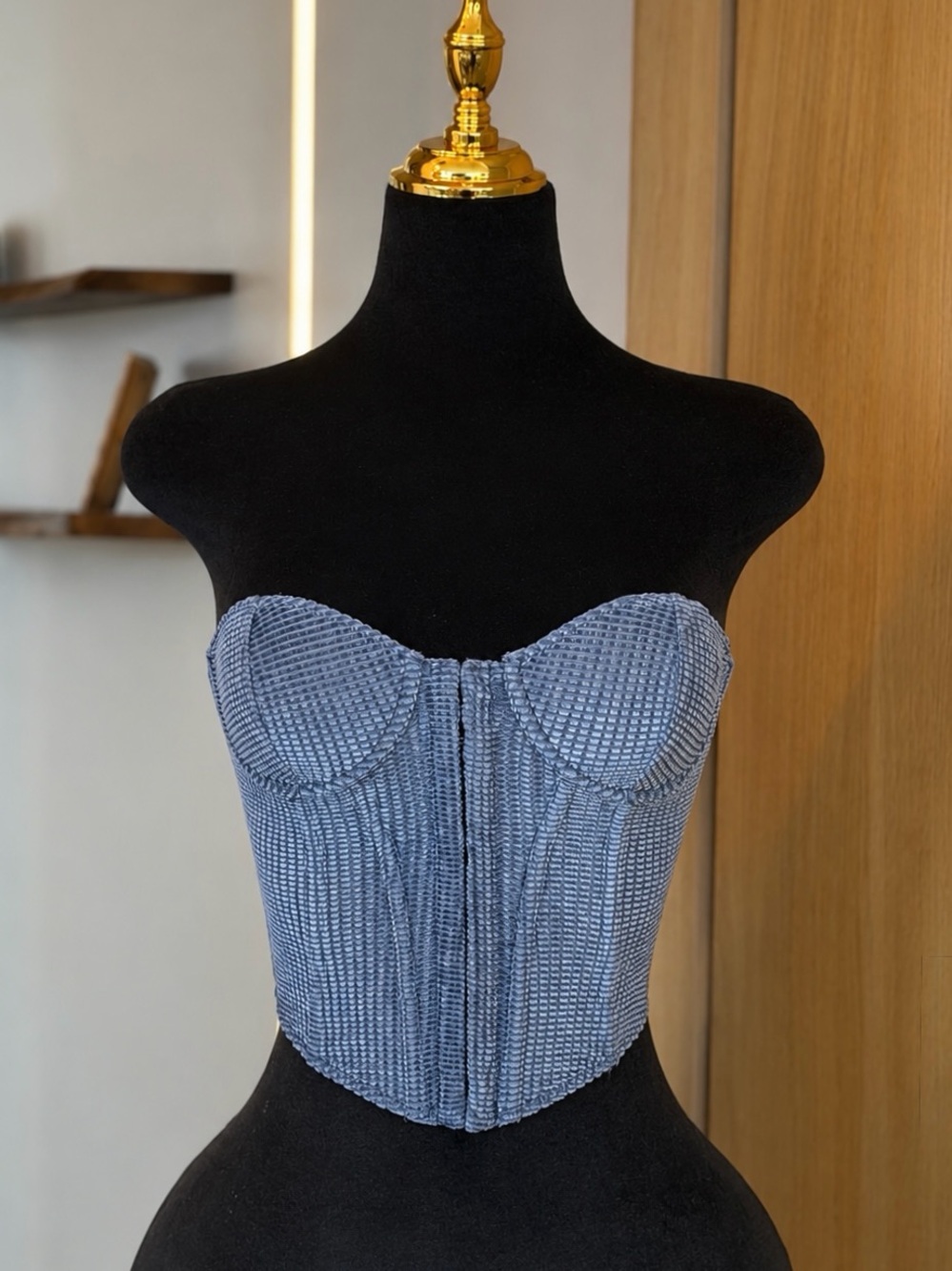 Urban Outfitters Y2K Coastal Granddaughter Corset Top | Cool Girl Muse - Picture 3 of 5